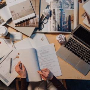 Organizing paperwork
