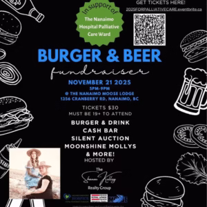 Shanon kelley realty group burger beer fundraiser nanaimo palliative care